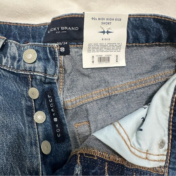 Lucky 90's Midi High Rise Short - Picture 7 of 8